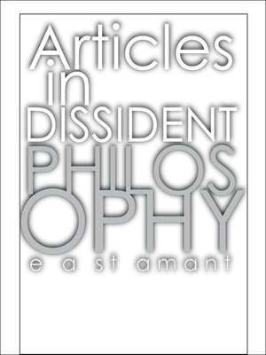 cover image of Articles in Dissident Philosophy